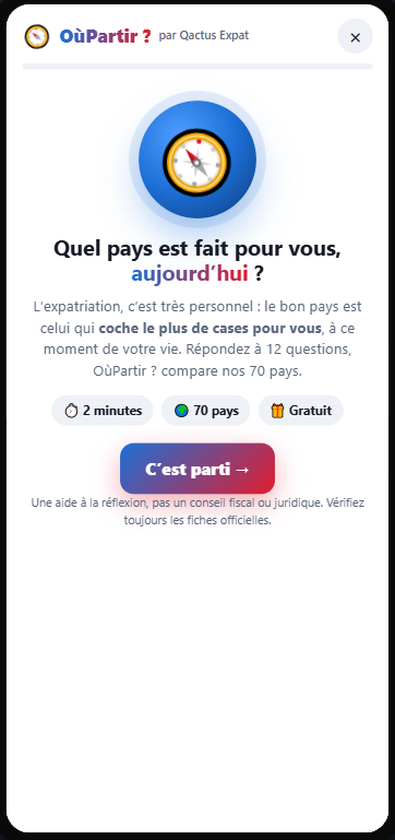 Accueil OùPartir ?